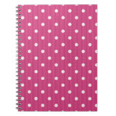 Dotty Delight Red Foto Notizblock (Vorderseite)