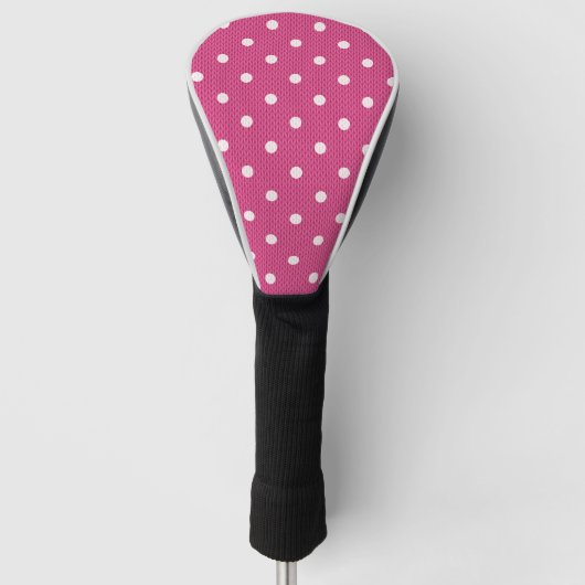 Dotty Delight Red Golf Headcover (Vorderseite)