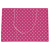 Dotty Delight Red Große Geschenktüte (Vorderseite)