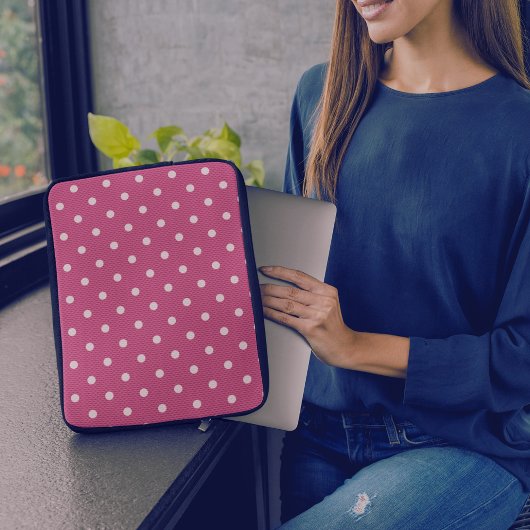 Dotty Delight Red Laptopschutzhülle