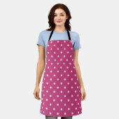 Dotty Delight Red Schürze (Getragen)
