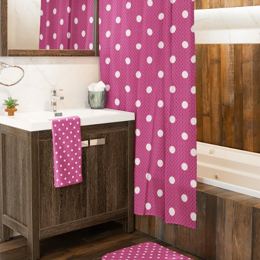 Dotty Delight Red Shower Vorhang