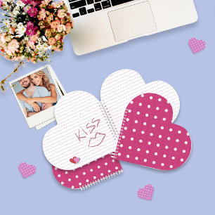 Dotty Delight Red Spiral Notizblock