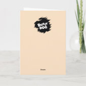 Dotty Dog Teen Rebel Unleashed Graffiti Birthday Karte (Rückseite)