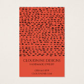 Dotty Earring Necklace Juwelier Display Card (Rückseite)