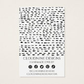 Dotty Earring Necklace Juwelier Display Card (Rückseite)