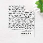 Dotty Earring Necklace Juwelier Display Card (Schreibtisch)