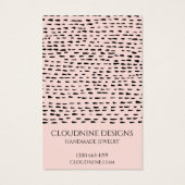 Dotty Earring Necklace Juwelier Display Card (Rückseite)