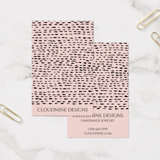 Dotty Earring Necklace Juwelier Display Card (Büro)