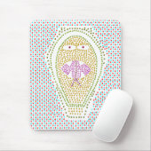 Dotty Egyptian Cobra Mousepad (Mit Mouse)