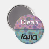 Dotty Geschirrspüler Clean Dirty Magnet (Vorderseite/Rückseite)