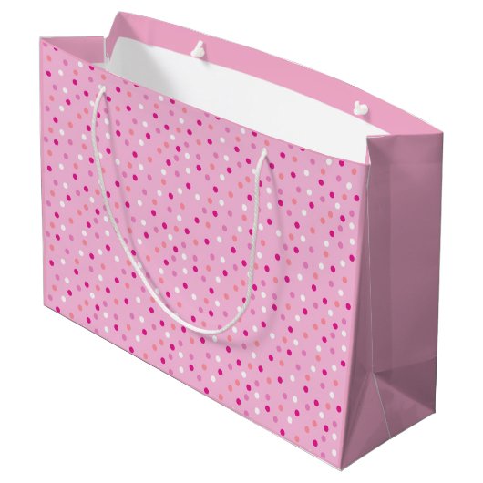 Dotty gift bag große geschenktüte (Rückseite Schrägansicht)