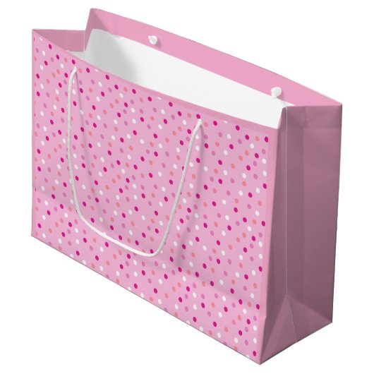 Dotty gift bag große geschenktüte (Vorderseite Schrägansicht)