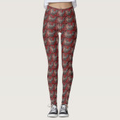 Dotty Henne gemustert Leggings (Vorderseite)