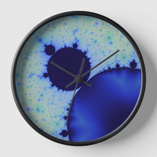 Dotty Mandelbrot Clock Uhr (Vorderseite)