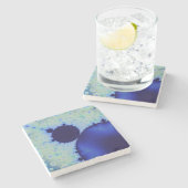 Dotty Mandelbrot Stone Untersetzer (Seitenansicht)