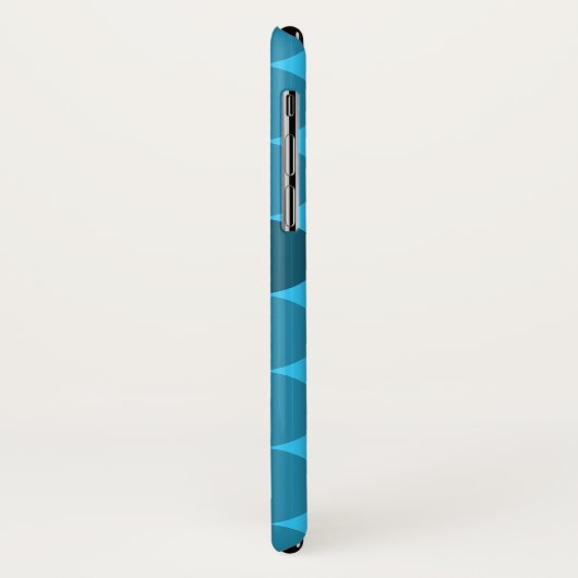 Dotty Monogramm im Rot und im Aqua Case-Mate iPhone Hülle (Hinten/Links)