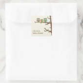 Dotty Owls bevorzugen Sticker oder Aufkleber für d (Tasche)