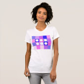 Dotty Quadrate und Kreise T-Shirt (Vorne ganz)