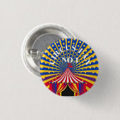 Dotty Radiant Motion Circus-Thema Button (Vorne & Hinten)