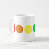 Dotty rainbow - English tea Tasse (Vorderseite Links)