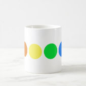 Dotty rainbow - English tea Tasse (Mittel)