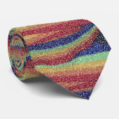 Dotty Rainbow Krawatte (Gerollt)