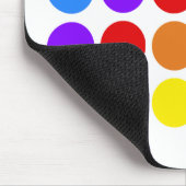 Dotty Regenbogen Mousepad (Ecke)