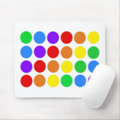 Dotty Regenbogen Mousepad (Mit Mouse)