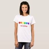 Dotty Regenbogen T-Shirt (Vorne ganz)