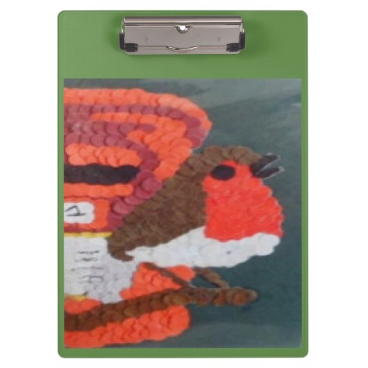 Dotty Robin A4-Zwischenablage Klemmbrett (Vorderseite)