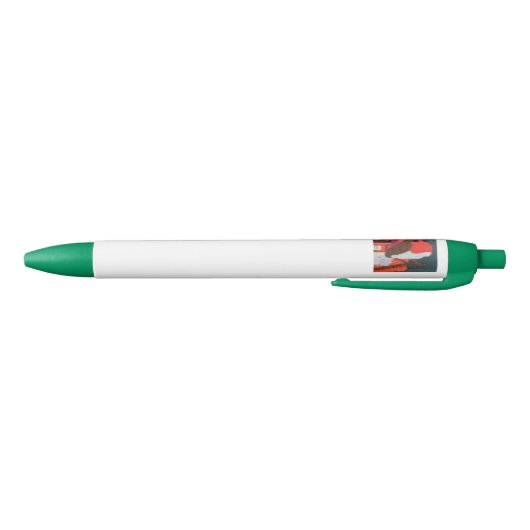 Dotty Robin Green Trim Pen Kugelschreiber (Unterseite)