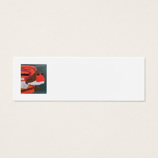 Dotty Robin Mini Business Card (Vorderseite)