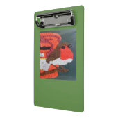 Dotty Robin Mini Clipboard Klemmbrett (Gewinkelt2)