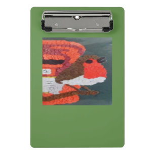 Dotty Robin Mini Clipboard Klemmbrett