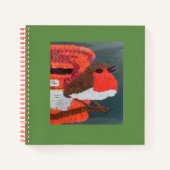 Dotty Robin Notebook Notizblock (Vorderseite)