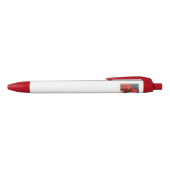 Dotty Robin Red Trim Pen Kugelschreiber (Oberseite)