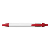 Dotty Robin Red Trim Pen Kugelschreiber (Rückseite)