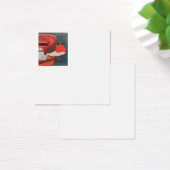 Dotty Robin Square Business Card (Schreibtisch)