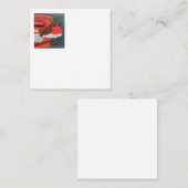 Dotty Robin Square Calling Card Telefonnummerkarte (Vorne/Hinten)