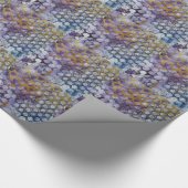 Dotty Spotty Abstrakt Geschenkpapier (Ecke)