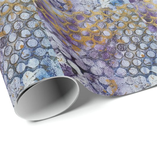 Dotty Spotty Abstrakt Geschenkpapier (Rolleneckpunkt)