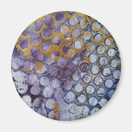 Dotty Spotty Abstrakt Magnet (Vorne)