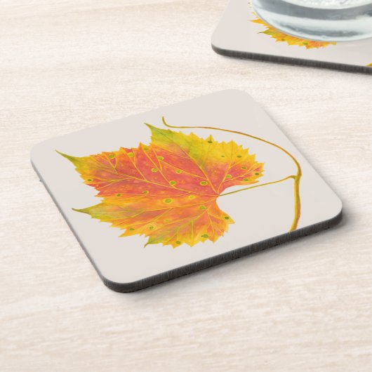 Dotty Spotty fällt auf ein Untersetzer-Set Getränkeuntersetzer (Linke Seite)