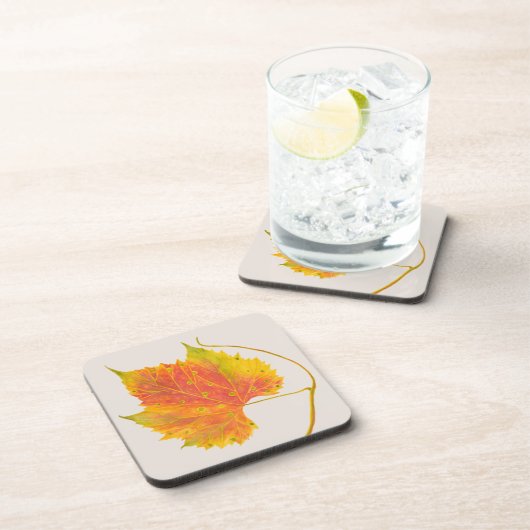 Dotty Spotty fällt auf ein Untersetzer-Set Getränkeuntersetzer (Rechte Seite)