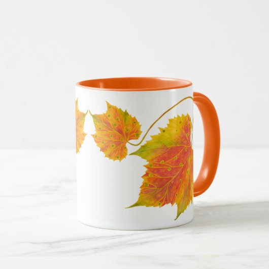 Dotty Spotty fällt auf eine Combo-Tasse (O) Tasse (VorderseiteRechts)