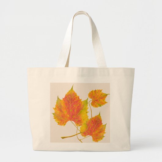 Dotty Spotty fällt auf eine Jumbo-Tasche Jumbo Stoffbeutel (Vorne)