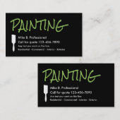 Doubke beruflicher Seitenmaler Visitenkarte (Vorne/Hinten)