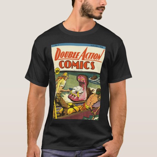 Double Action Comics #2 T-Shirt (Vorderseite)
