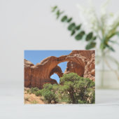 Double Arch - Arches National Park Postkarte (Stehend Vorderseite)